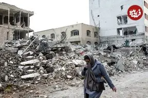 تصاویر| آثار وحشتناک حمله به محله بریانک تهران