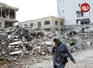 تصاویر| آثار وحشتناک حمله به محله بریانک تهران