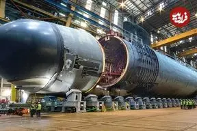 ببینید| مراحل طراحی، تولید و مونتاژ زیر دریایی های هسته ای در آمریکا