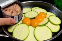 ببینید| با کدو سبز، تخم مرغ و تن ماهی، این غذای متفاوت آمریکایی را درست کنید!