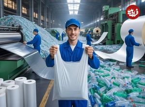 ببینید| مراحل بازیافت بطری های پلاستیکی و تبدیل آن ها به نایلون در پاکستان