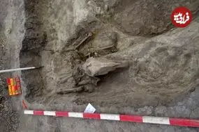 کشف مقبرۀ هزارسالۀ جنگجو و اسبش