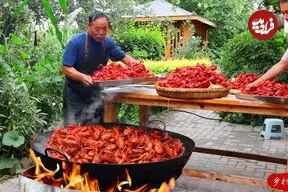 ببینید| غذای روستایی در چین؛ پخت یک غذای سنتی با 10 هزار خرچنگ آب شیرین