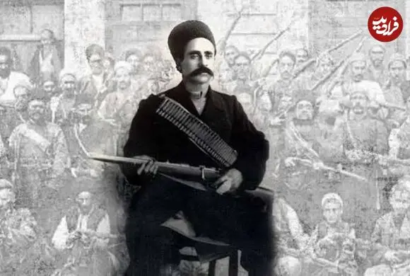 عکس| سفر زمان؛ تصویری از «ستارخان» در حال کشیدن قلیان