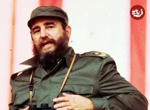 عکس| سفر در زمان؛ «فیدل کاسترو» در کنار پسرش و در یک برنامه تلویزیونی آمریکایی؛ سال 1337 