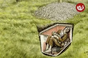 زنی که 9 هزار سال قبل با شاخ گوزن و کلاهِ پَر دفن شد