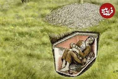 زنی که 9 هزار سال قبل با شاخ گوزن و کلاهِ پَر دفن شد