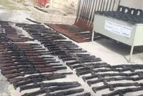 محموله سنگین سلاح جنگی تروریست‌ها در مرز ایران کشف شد