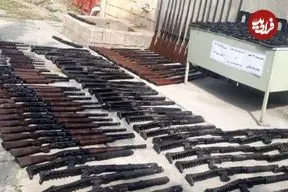 محموله سنگین سلاح جنگی تروریست‌ها در مرز ایران کشف شد