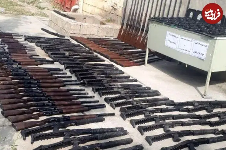 محموله سنگین سلاح جنگی تروریست‌ها در مرز ایران کشف شد