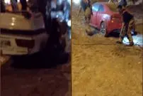 ببینید؛ تصادف زنجیره‌ای سه خودرو در اتوبان قشم