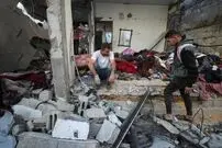 ببینید؛ هنرمند فلسطینی تابلوهایش را شکست تا برای کودکانش غذا درست کند