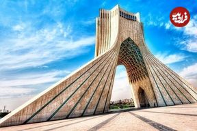 (عکس) نمایی از میدان آزادی تهران در حال ساخت در سال 1349