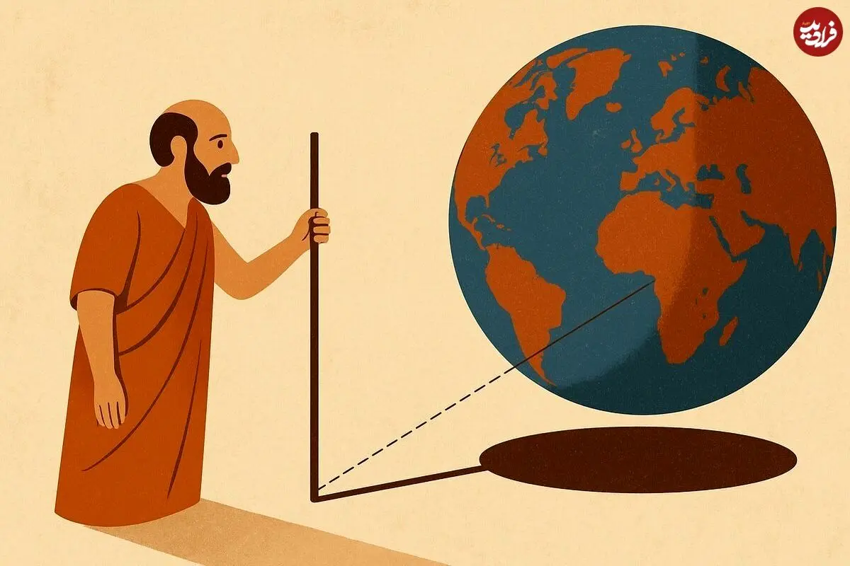 سفر در زمان؛ محاسبه دقیق محیط زمین با یک تکه چوب در ۲۴۰۰ سال پیش