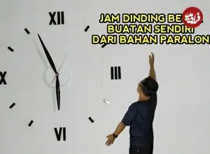 ببینید| آموزش درست کردن یک ساعت دیواری بزرگ با استفاده لوله پلیکا