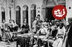 عکس| سفر در زمان؛ نمایی از دکان حاج مرشد چلویی در بازار تهران