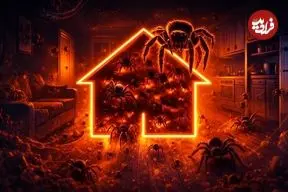 در هر اتاق خانه شما ۱۰ عنکبوت زندگی می‌کنند!