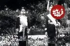 عکس| سفر زمان؛ تصویر رنگی‌شدۀ «شاهزاده‌های قاجار» در کاخ صاحبقرانیه؛ 121 سال قبل