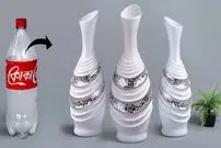 (ویدئو) چگونه یک بطری خالی نوشابه را به گلدانی زیبا تبدیل کنیم؟