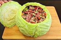 ببینید؛ طرز تهیه «دلمه کلم» به روش رستوران های روسی
