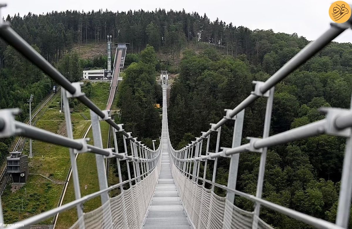 (ویدئو) طولانی‌ترین پل معلق جهان؛ آیا جرأت عبور از آن را دارید؟