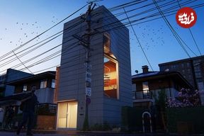 (تصاویر) معماری جذاب یک خانۀ 4 در 4 متری در ژاپن