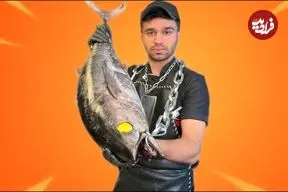 ببینید| غذای خیابانی در ایران؛ برش ماهرانه ماهی تن و پخت یک غذای متفاوت با آن
