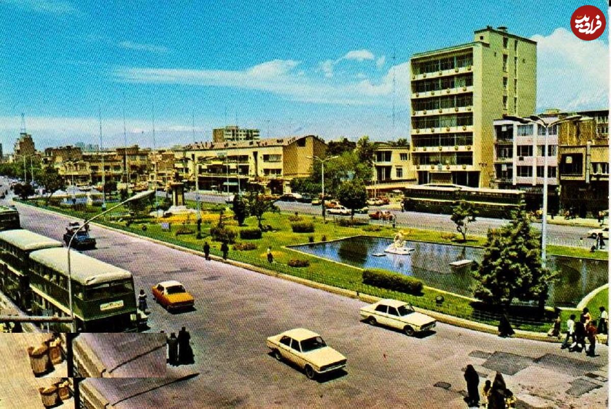 تصاویر؛ سفر در زمان؛ تصاویر دیدنی میدان بهارستان تهران از ۱۲۱۸ تا ۱۳۸۶