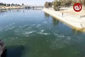 عکس| دریاچه این سد مهم کشور یخ بست؛ میزان ذخیره آب دریاچه اعلام شد