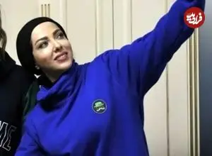 عکس| سفر زمان؛ «لیلا اوتادی» در پشت صحنه سریال «گاندو»