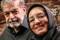 عکس| سفر زمان؛ «سحر ولدبیگی» 23 ساله با لباس عروس در کنار «احمدرضا عابدزاده»