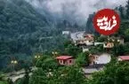 عکس| سفر زمان؛ منظرۀ زیبای یک «روستای برفی در مازندران»؛ سال 1314