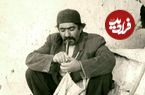 عکس؛ سفر به تاریخ؛ تیپ متفاوت «عزت‌الله انتظامی» در پشت‌صحنه فیلم «گاو» در کنار کودکان روستایی