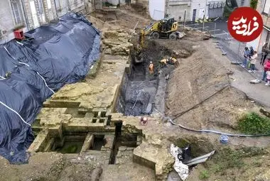 بقایای قلعۀ قرون وسطایی در زیر یک عمارت خصوصی پیدا شد