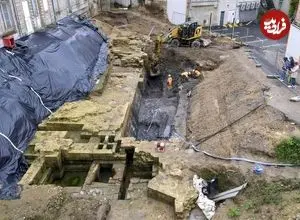 بقایای قلعۀ قرون وسطایی در زیر یک عمارت خصوصی پیدا شد