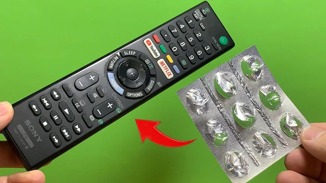 (ویدئو) نحوه تعمیر کردن راحت کنترل تلویزیون با الکل و ورق قرص