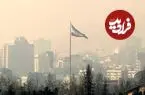 شاخص آلودگی هوای تهران امروز شنبه ۲۵ بهمن / کانون‌های قرمز روی نقشه آلودگی قابل توجه‌اند