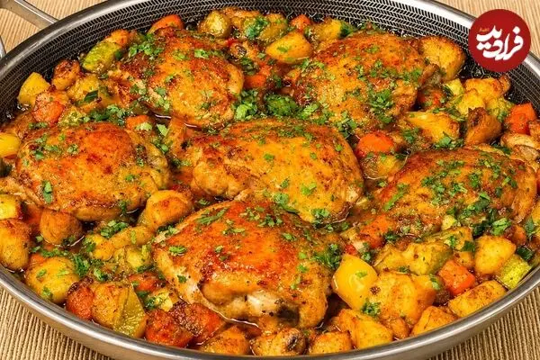ببینید| با 6 عدد ته ران مرغ این غذای جدید را درست کنید!