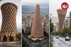 تصاویر؛ معماری پارامتریک با طرح آجر ایرانی: طرحی الهام‌بخش خلق شده با هوش مصنوعی