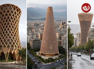 تصاویر؛ معماری پارامتریک با طرح آجر ایرانی: طرحی الهام‌بخش خلق شده با هوش مصنوعی