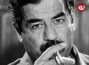 عکس| سفر در زمان؛ «صدام» در حال زیارت کعبه و با لباس احرام؛ دهه 60 شمسی