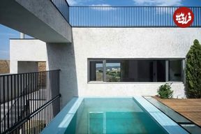 تصاویر؛ معماری خاص یک خانه در طرقبه، مشهد
