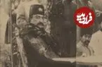 عکس| سفر زمان؛ ناصرالدین شاه و درباریانش در مجلس «آش‌خوری»؛ 137 سال قبل