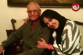 عکس| سفر زمان؛ چهرۀ «پرستو گلستانی» در 5 سالگی در آغوش پدرش؛ دهۀ 50