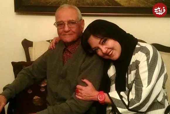 عکس| سفر زمان؛ چهرۀ «پرستو گلستانی» در 5 سالگی در آغوش پدرش؛ دهۀ 50