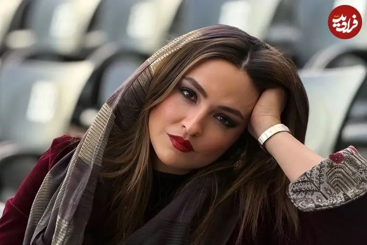 عکس| سفر زمان؛ «گلاره عباسی» 26 ساله در کنار «پارسا پیروزفر» در پشت‌صحنۀ «در چشم باد»