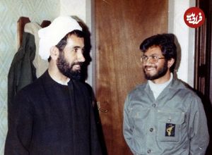 عکس؛ سفر در زمان؛ «شهید باهنر درحال صرف غذا با همکارانش در وزارت آموزش و پرورش»؛ سال 59