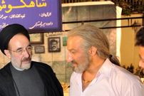 عکس؛ سفر به تاریخ؛ چهرۀ «محسن تنابنده» در اتاق گریم سریال «شاهگوش»