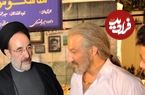 عکس؛ سفر به تاریخ؛ چهرۀ «محسن تنابنده» در اتاق گریم سریال «شاهگوش»