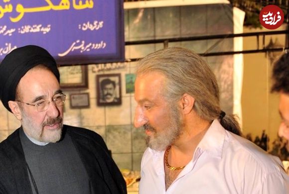عکس؛ سفر به تاریخ؛ چهرۀ «محسن تنابنده» در اتاق گریم سریال «شاهگوش»